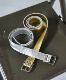 blancle メタリックレザー 幅3cm 長さ110cm ベルト