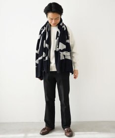 nitorito 【UNISEX】bonfula 牛と花モチーフ柄 ストール