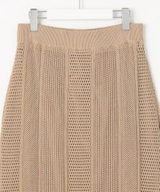 自由区 L 【洗える】シアーコイル スカート