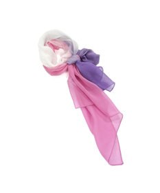 Marca ＜洗えるシルク＞【Marcaオリジナル】オンブレーロング ウォッシャブル シルクローン ロングスカーフ