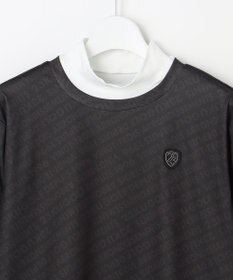 23区GOLF 【WOMEN】エアリージャージストレッチプルオーバー フェイクレイヤード