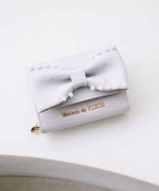 Maison de FLEUR リボンパールウォレット