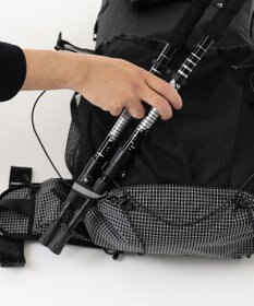 JOSEPH ABBOUD MOUNTAIN 【軽量/ECO撥水/サスティナブル素材/サコッシュが取り外せる】リサイクルリップストップ バックパック 33L