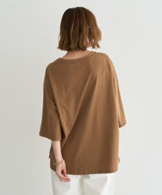 YECCA VECCA 【UVカット】ワイドスリーブ箔プリントTee