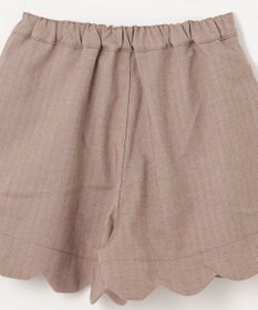 ANY KIDS ミニ丈 へリンボン キュロット