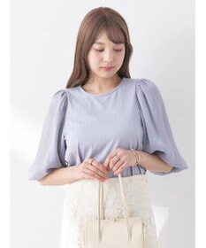 earth music&ecology ラメスリーブプルオーバー