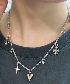 WEGO LMIXモチーフストーンネックレス