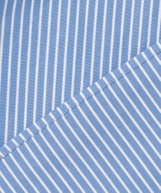 J.PRESS MEN パッチフラップ マルチストライプ バンドカラーシャツ