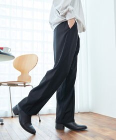 WEGO 【ウエストゴム】TRイージーストレートパンツ