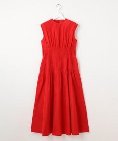 23区 L 【エステータ】シャイニータフタ ピンタック ワンピース