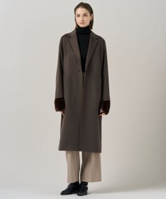 ICB ピュアカシミヤ チェスターコート