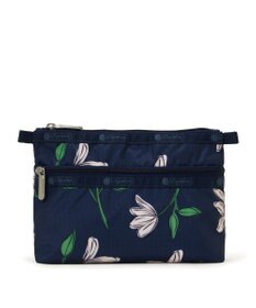LeSportsac COSMETIC CLUTCH/フローラルブルームズネイビー