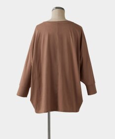TOQUE 〈大草直子さんアドバイザー〉 【天然素材】タンギスコットン天竺ドルマンTシャツ