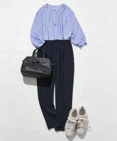 ANY SIS 【UVカット / 接触冷感 / 吸水速乾】スマートビューティストレッチ テーパード パンツ