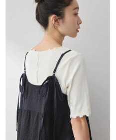 earth music&ecology バックリボンキャミワンピース