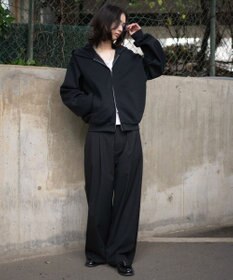 WEGO 【ユニセックス着用ITEM/SMLサイズ展開】ボンディングZIPパーカー