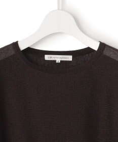 23区 【先行予約】シャイニーシアーニット ティアード チュニック