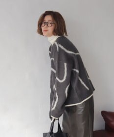 WEGO 【25年秋冬新作】ニュアンスライン配色プルオーバー