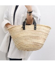 UNBILLION ペルケ perche / モロッコカゴ・牛革・バティック柄ドロストＬ