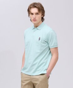 J.PRESS MEN 新デザイン【BULLDOG BOY / 8色展開】カノコレジメン ポロシャツ ライトグリーン系