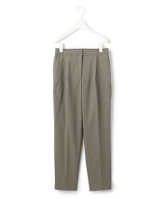 ICB 【新色追加・洗える】 ウールマットウース テーパードパンツ