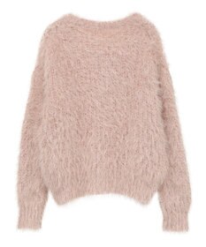 AMERICAN HOLIC シャギーニットクルーネックカーディガン