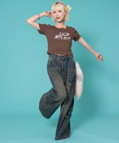 WEGO 別注PIKOラメ　リブT