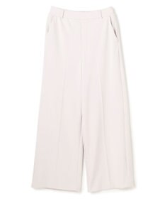 UNFILO 【15サイズ展開/ウエストゴム】BEAUTY MOVE ワイドストレートパンツ ライトグレー