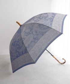 槇田商店 Kirie ペイズリー ミステリアスブルー 長傘