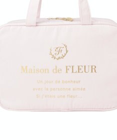 Maison de FLEUR 【保冷機能付き】サテンサイドリボン保冷バッグ