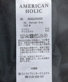 AMERICAN HOLIC 撥水加工フード取り外しマウンテンパーカー