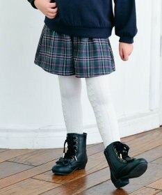 ANY KIDS 裏シャギーチェックショートパンツ