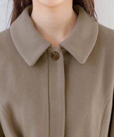 Tiaclasse 【ウール90％】ステンカラープリンセスウールコート