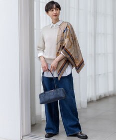 23区 S 【洗える】ルレックスバルキー5分袖 ラメ ニット