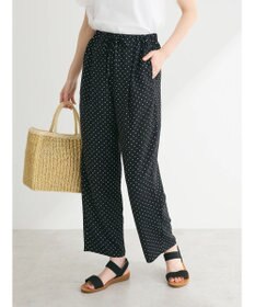 Green Parks クリンクルテーパードイージーパンツ