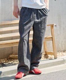 WEGO 【ユニセックス着用ITEM/ウエストゴム】ユルフィットデニムイージーパンツ