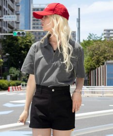 WEGO 【ユニセックス着用ITEM】ブリーチカノコハーフZIPポロ（SS）