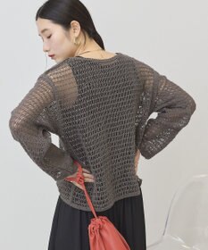 AMERICAN HOLIC 刺繍メッシュプルオーバー