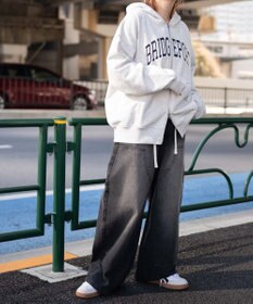 WEGO カレッジロゴビッグジップパーカー