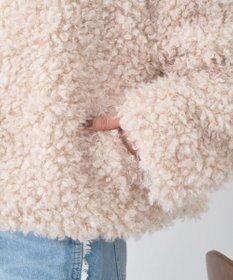 earth music&ecology プードルファーショートブルゾン