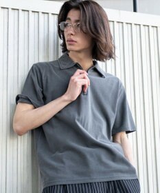 WEGO 【ユニセックス着用ITEM】ブリーチカノコハーフZIPポロ（SS）