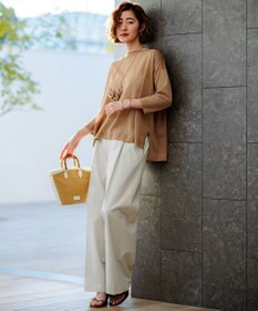 23区 【CLASSY.6月号掲載/Oggi4月号掲載】雑材 バンブー ハンドル ショルダー