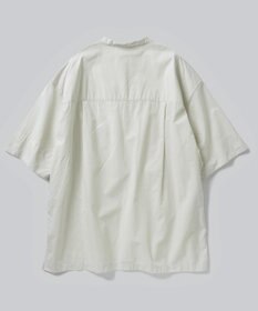 WHITE MAILS 【UNISEX】COTTON PAPER POPLIN BAND COLLAR PULLOVER シャツ