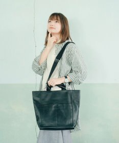 YUSHI NUANCE - TOTE SHOULDER 本革トートショルダー