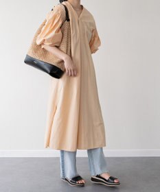 INTER-CHAUSSURES 【CHRISTIAN VILLA】レザーハンドルメッシュトートバッグ