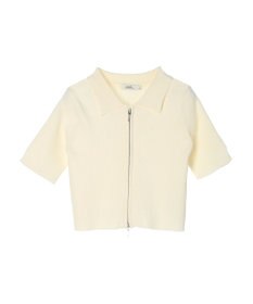 earth music&ecology 衿付きダブルＺＩＰカーディガン