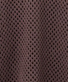 GRACE CONTINENTAL メッシュ2wayニットトップ