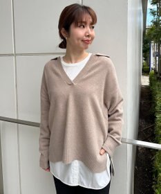 UNFILO ふわふわ スキッパーニット