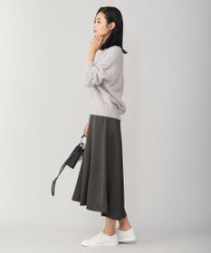 ICB 【洗える】 ヴィンテージヘビーサテン スカート