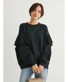 Green Parks ・ＳＵＧＡＲ　ＳＰＯＯＮ　ラッフルショルダースウェット